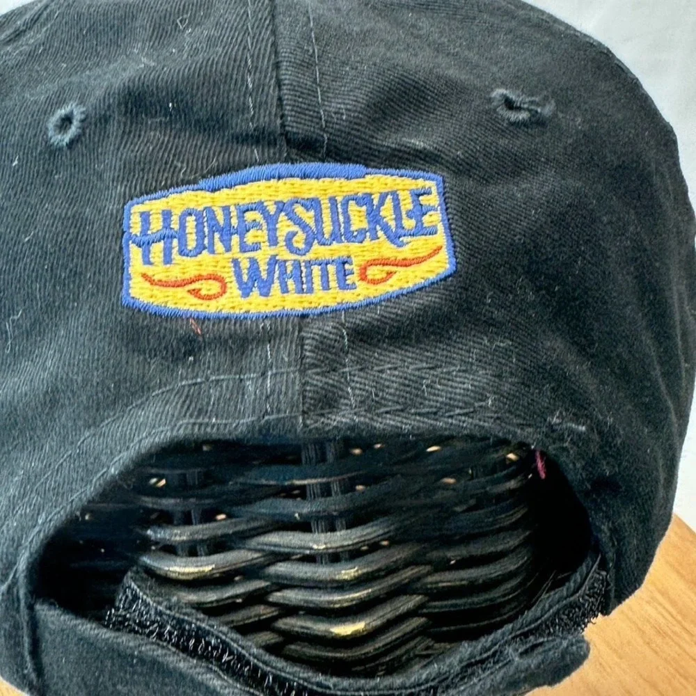 Vtg‎ Pittsburgh Pirates Hat Cap Strapback Black Red Adjustable Promotional Night